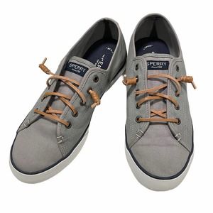 Sperry Gray Pier View Slip On Sneakers Memory Foam